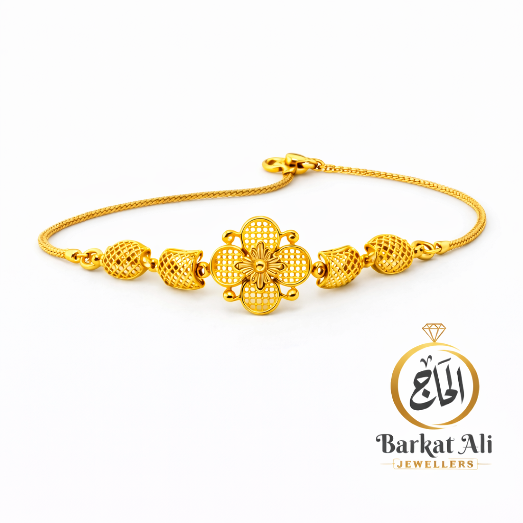 Lightweight Gold Bracelet – B1002